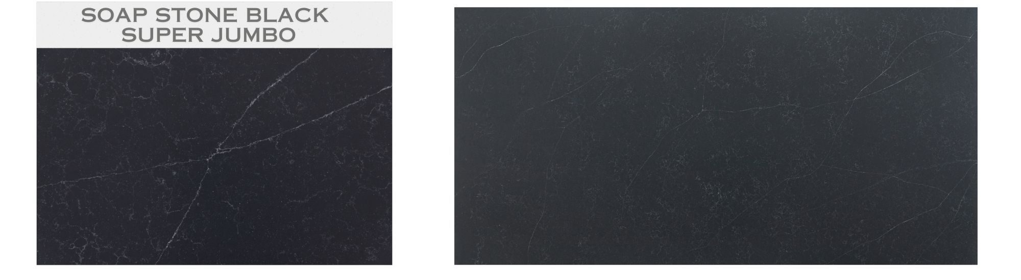 Soap Stone Black Super Jumbo quartz